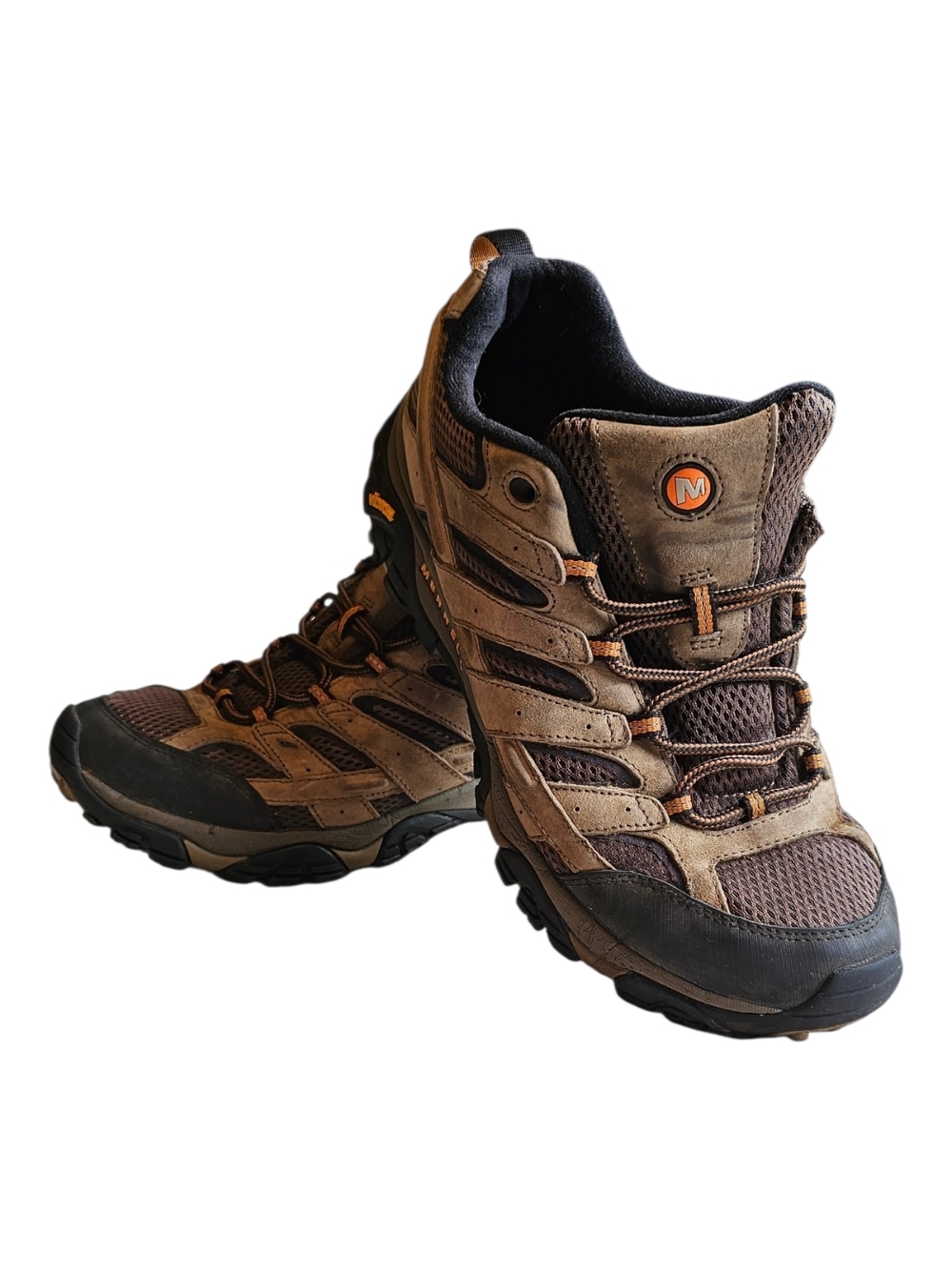 Merrell Moab 3 Hiking Shoes Mens 11.5 Vibram Trail Outdoor Sneakers